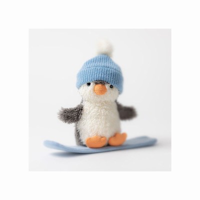 Jellycat Peanut Pinguïn Snowboarding | BD4820356